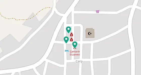 Çamardı eczane konum haritası — Niğde
