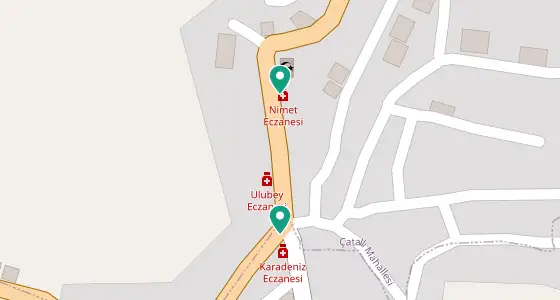 Ulubey eczane konum haritası — Ordu