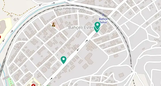 Bahçe eczane konum haritası — Osmaniye