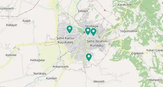 Kadirli eczane konum haritası — Osmaniye