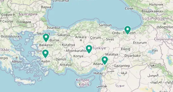 Merkez eczane konum haritası — Osmaniye