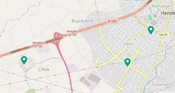 Hendek eczane konum haritası — Sakarya