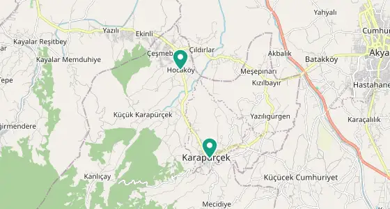 Karapürçek eczane konum haritası — Sakarya
