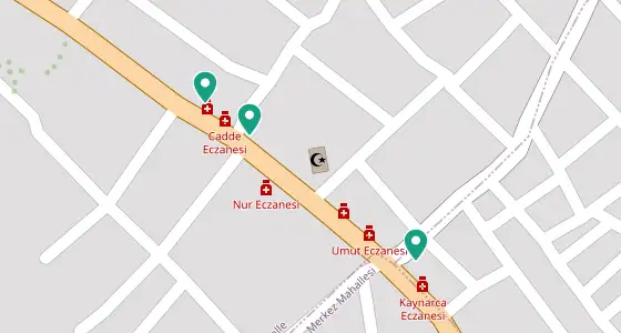 Kaynarca eczane konum haritası — Sakarya