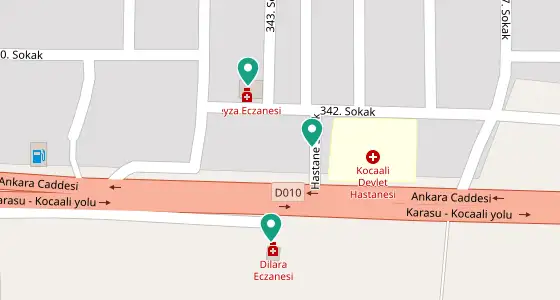 Kocaali eczane konum haritası — Sakarya
