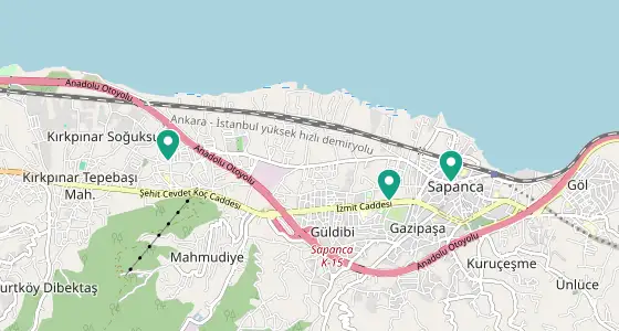 Sapanca eczane konum haritası — Sakarya