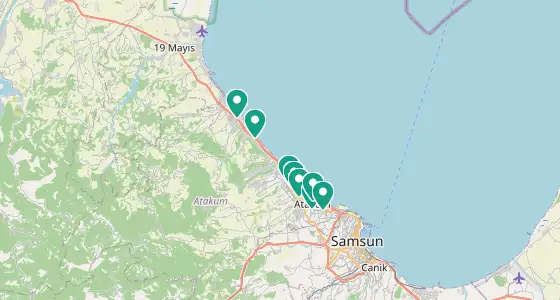 Atakum eczane konum haritası — Samsun
