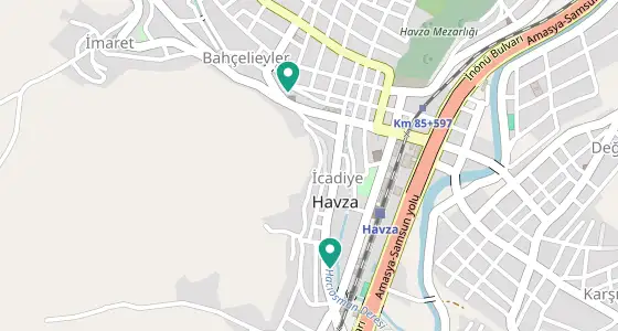 Havza eczane konum haritası — Samsun