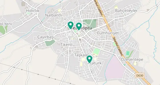 Vezirköprü eczane konum haritası — Samsun