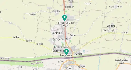Akçakale eczane konum haritası — Şanlıurfa