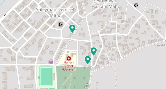 Harran eczane konum haritası — Şanlıurfa