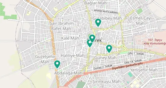 Siverek eczane konum haritası — Şanlıurfa