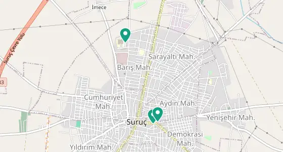 Suruç eczane konum haritası — Şanlıurfa