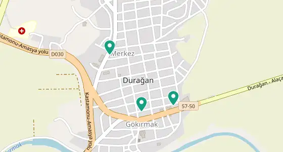 Durağan eczane konum haritası — Sinop