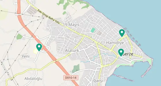 Gerze eczane konum haritası — Sinop