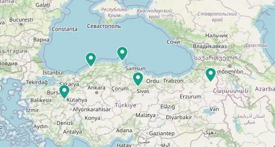 Merkez eczane konum haritası — Sinop