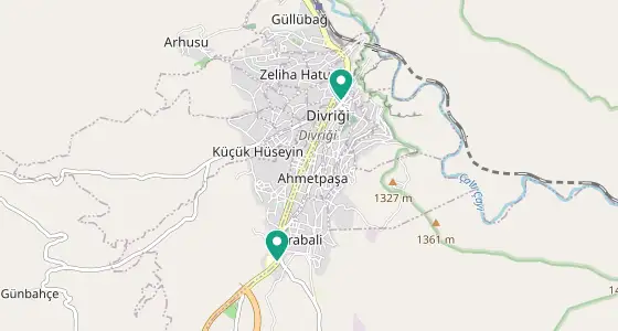 Divriği eczane konum haritası — Sivas