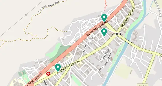 Zara eczane konum haritası — Sivas