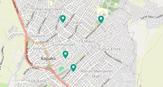 Kapaklı eczane konum haritası — Tekirdağ