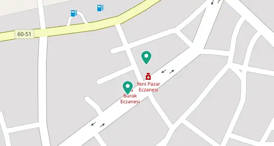 Pazar eczane konum haritası — Tokat