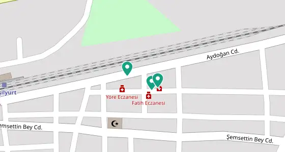 Yeşilyurt eczane konum haritası — Tokat