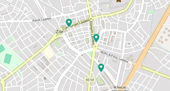 Zile eczane konum haritası — Tokat