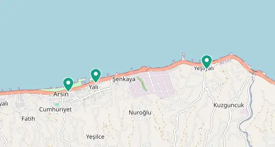 Arsin eczane konum haritası — Trabzon