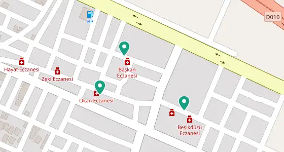Beşikdüzü eczane konum haritası — Trabzon