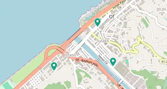 Of eczane konum haritası — Trabzon