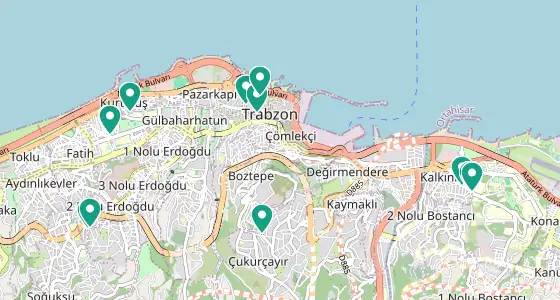 Ortahisar eczane konum haritası — Trabzon