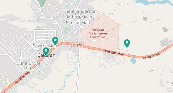 Çaldıran eczane konum haritası — Van