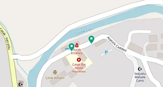 Çatak eczane konum haritası — Van