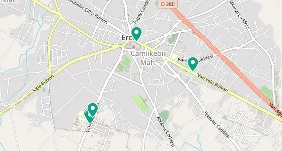 Erciş eczane konum haritası — Van