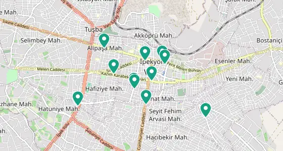 İpekyolu eczane konum haritası — Van