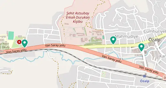 Özalp eczane konum haritası — Van