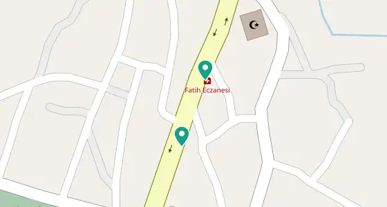 Kadışehri eczane konum haritası — Yozgat