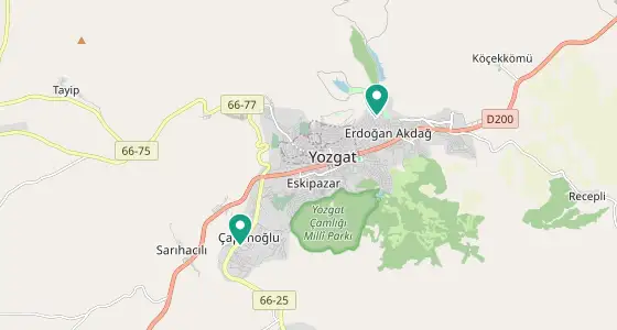 Merkez eczane konum haritası — Yozgat