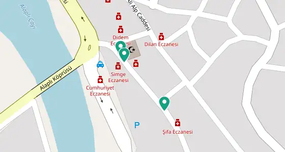 Alaplı eczane konum haritası — Zonguldak