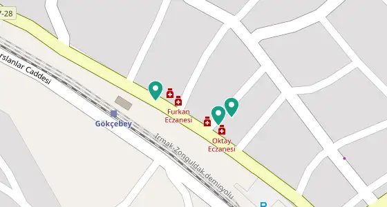 Gökçebey eczane konum haritası — Zonguldak