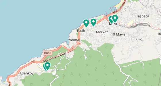 Kozlu eczane konum haritası — Zonguldak